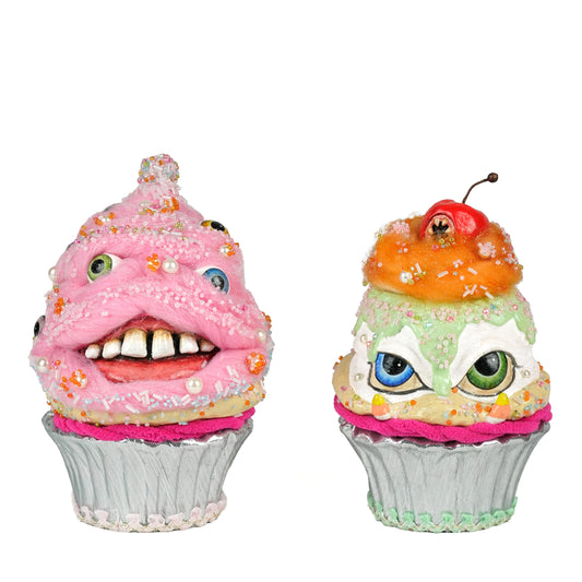 Sticky Sweet Crazy Eyes Cupcakes Assortment of 2  Katherine's Collection