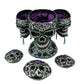 Katherine's Collection Halloween Tri Skull Candy Bowls