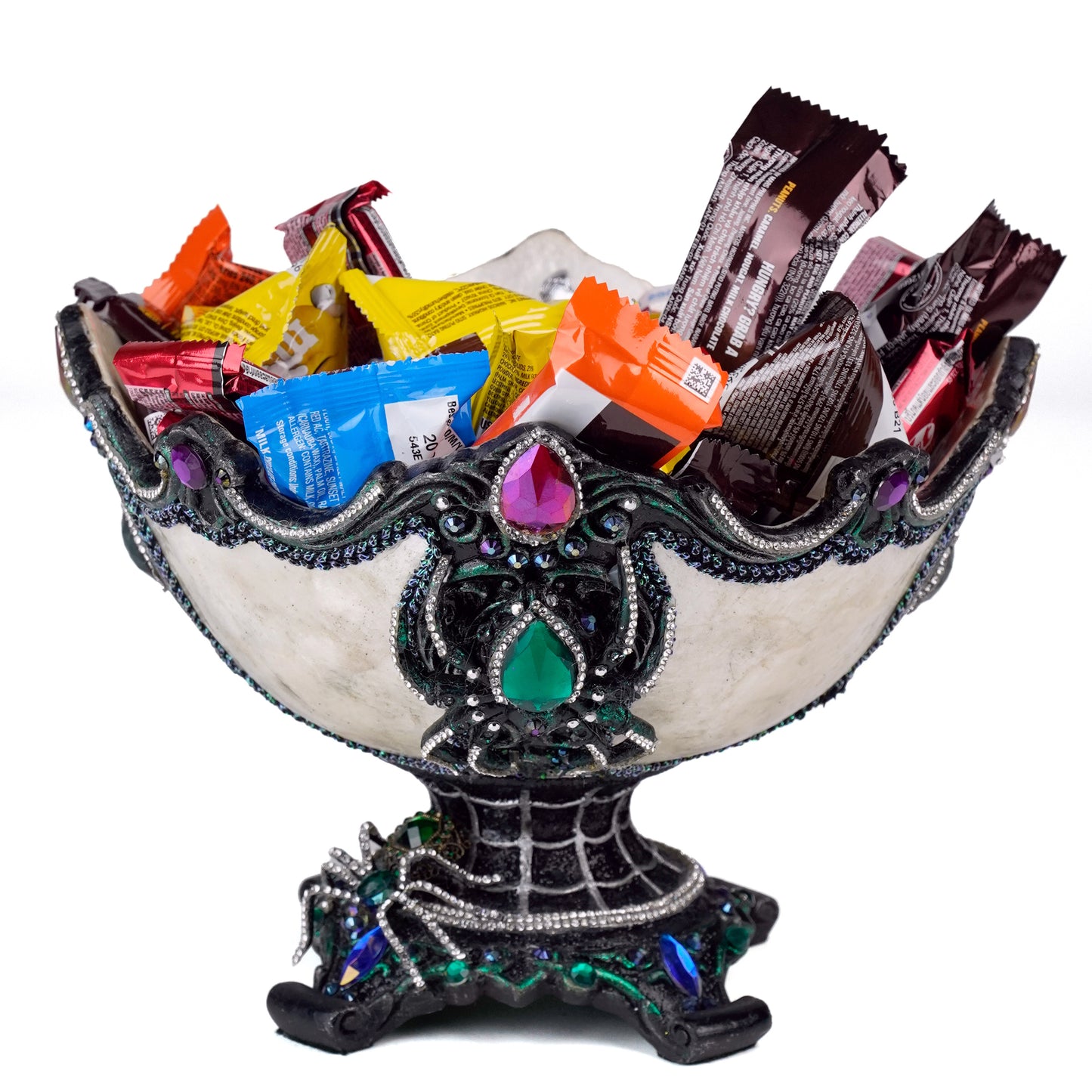 Mother of Spiders Bowl  Katherine's Collection Enchanted Emerald Widow