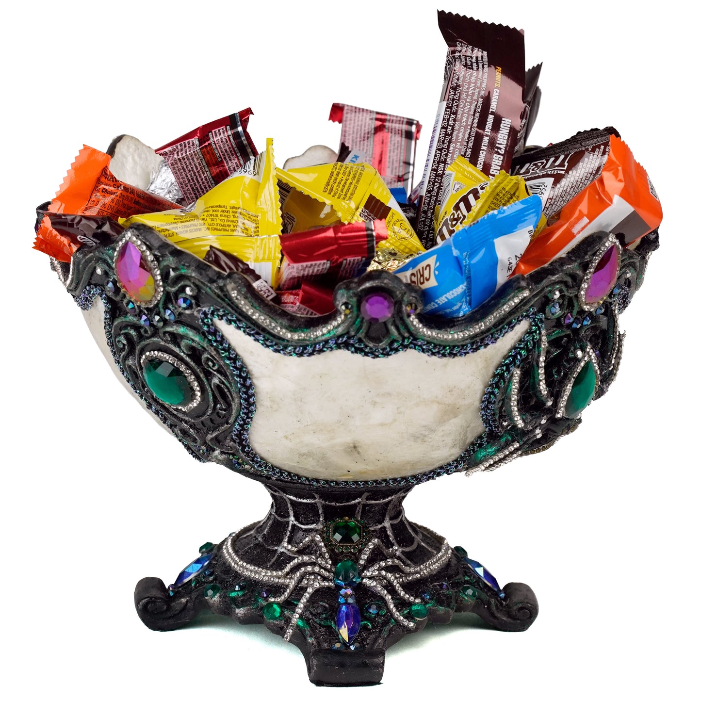 Mother of Spiders Bowl  Katherine's Collection Enchanted Emerald Widow
