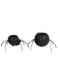 Spider Tea Lights Set of 2 Katherine's Collection Halloween Tealights