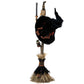Bramble Broom With Wearable Witch Hat  Katherine's Collection Witching Hour