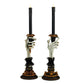 Witching Hour Skeleton Hand Candle Holders Katherine's Collection Halloween