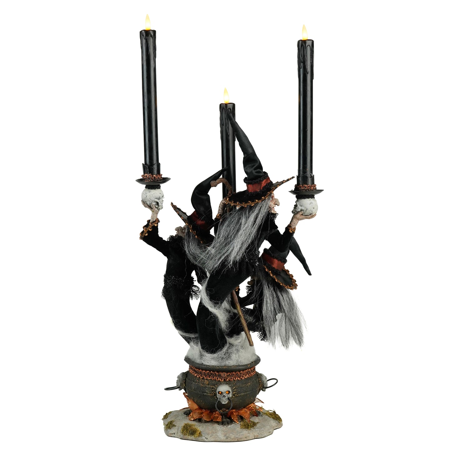Witchy Witches Candelabra Katherine's Collection Halloween Witching Hour