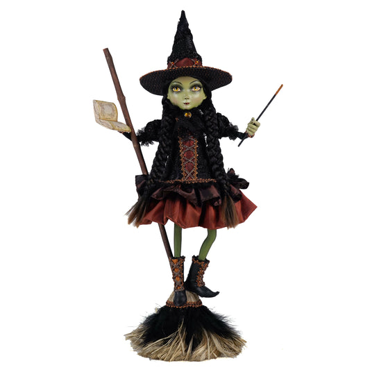 Eliza Coppermoon Witch Figure  Katherine's Collection Witching Hour