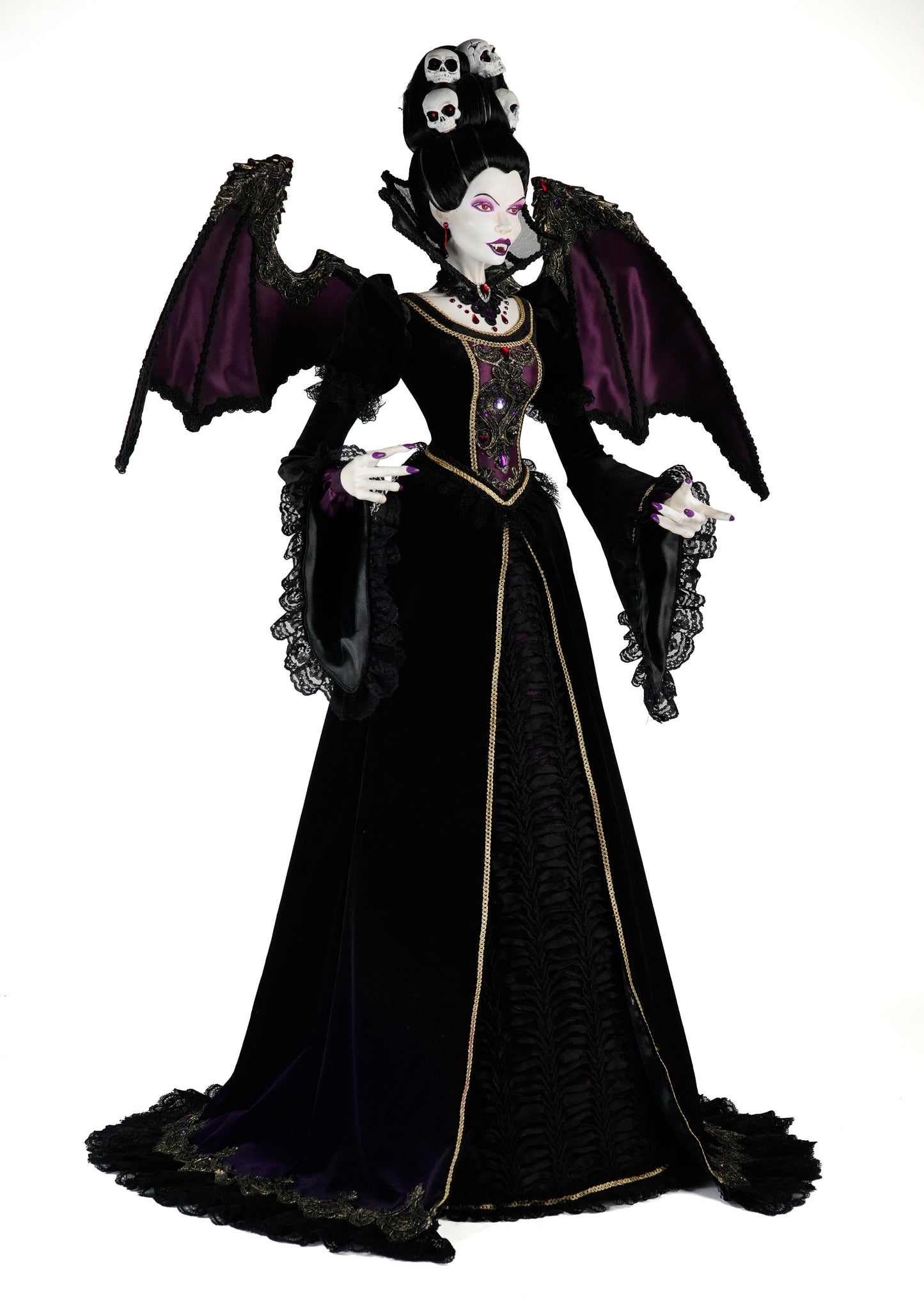 Katherine's Collection Lilith Noir Doll  Halloween Vampire Countess Figure