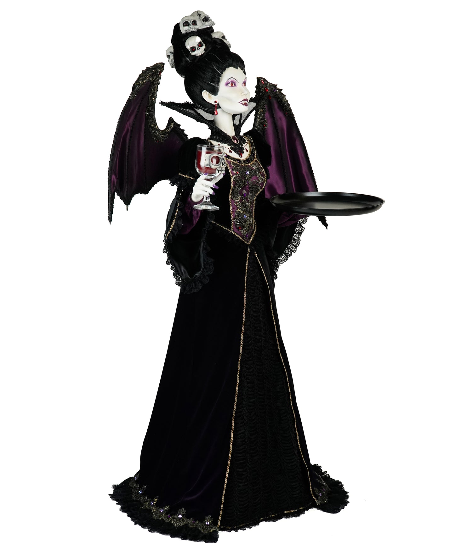 Katherine's Collection Countess Lilith Noir Server  Halloween Countess Vampire