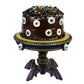 Kiss of Death Cake Stand Katherine's Collection Halloween Skull Cake Stand