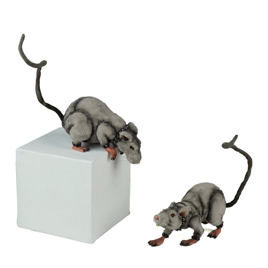 Tabletop and Ledge Hanging Rats Assortment of 2  Katherine's Collection Halloween