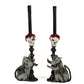 Rat Candlestick Holders Set of 2  Katherine's Collection Skull Candlesticks