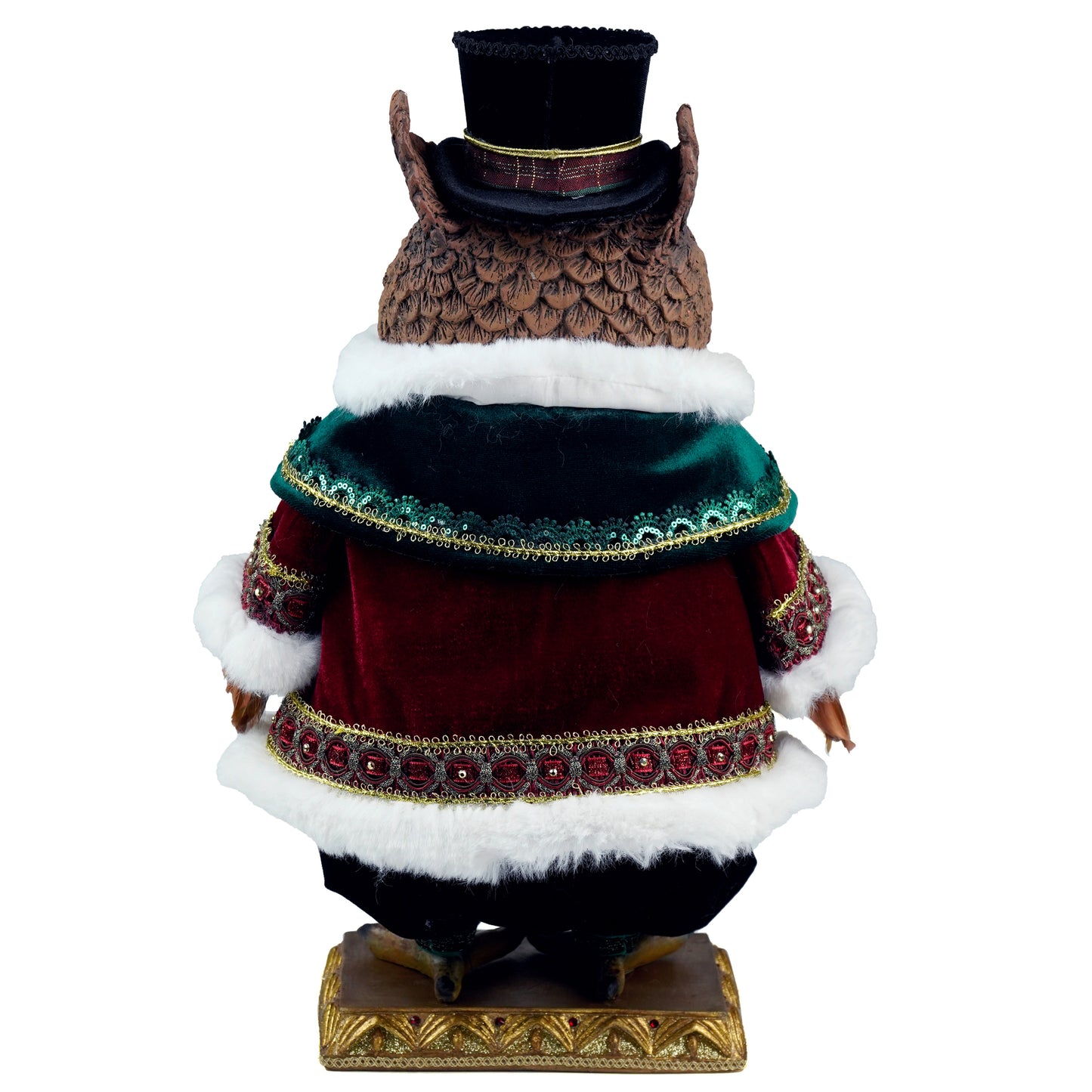 Katherine's Collection Mr Hoot Owl Tabletop Christmas Decor