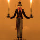 Katherine's Collection Macabre Skeleton Candelabra  Katherine's Collection Halloween Skeleton Candle Holder