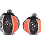 Katherine's Collection Macabre Pumpkins with Tea Lights Set of 2    Katherine's Collection Halloween Pumpkin Set