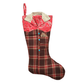 Plaid and Paisley Western Christmas Stocking