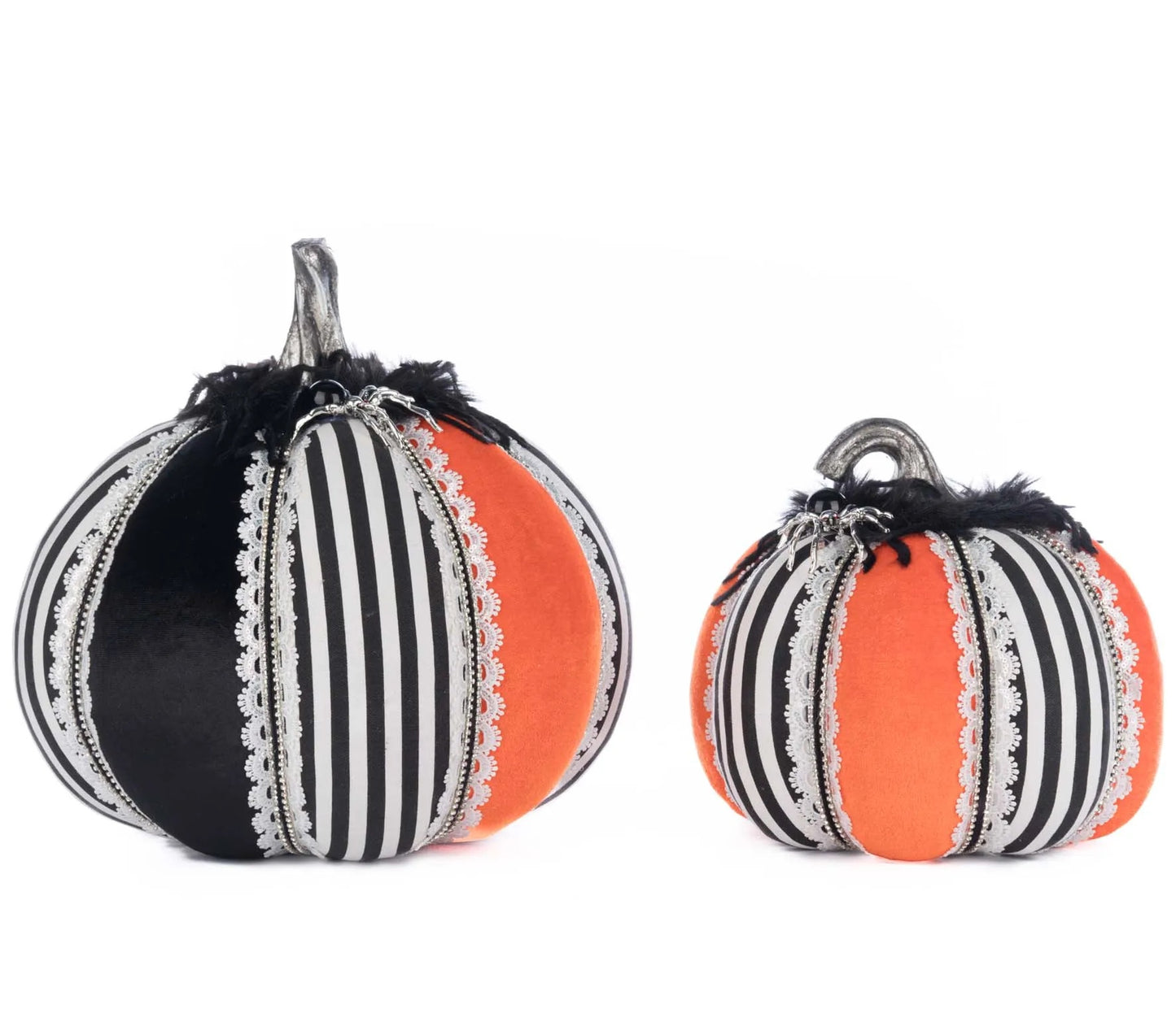 Katherine's Collection Macabre Pumpkins Set of 2    Katherine's Collection Halloween Pumpkin Set