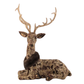 December Diamonds 20 inch Brown Laying Deer  Le Chocolat Christmas Reindeer Decor