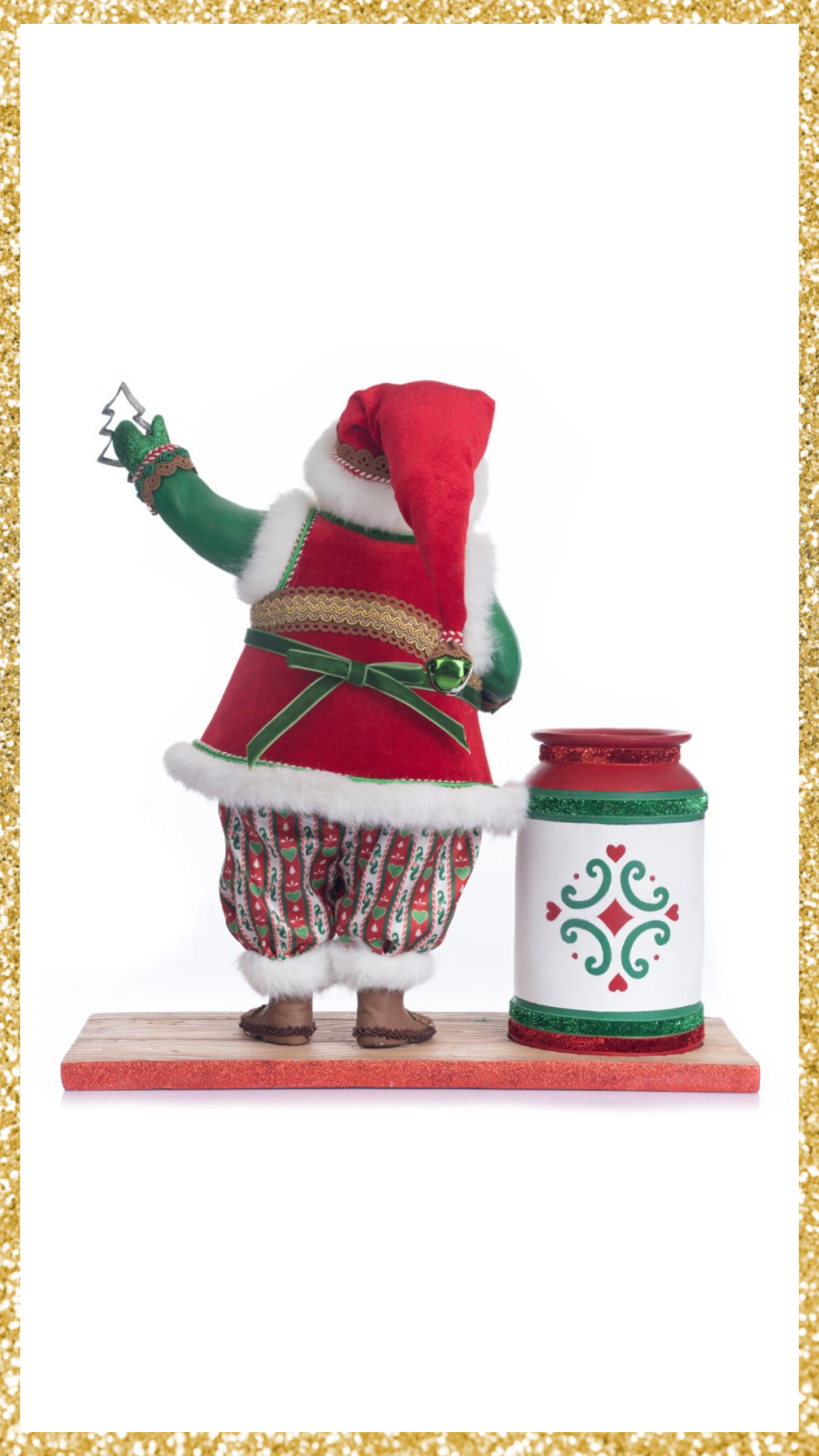 Katherine's Collection Santa with Utensil Cannister