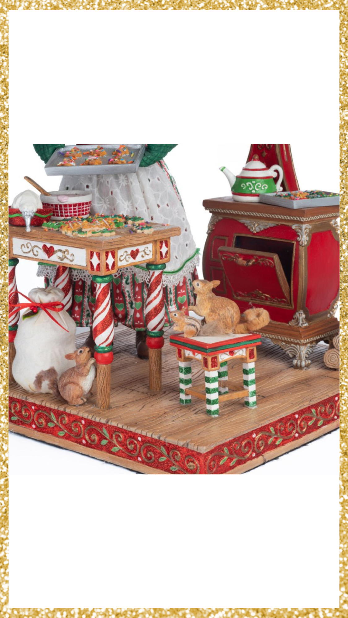 Katherine's Collection Mrs Claus Baking for Christmas