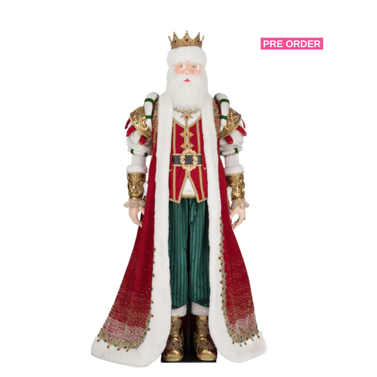 Katherine's Collection Christmas Life Size King Christian Claus Of The North Pole   Katherine's Collection Royal Christmas Ball Life Size Santa