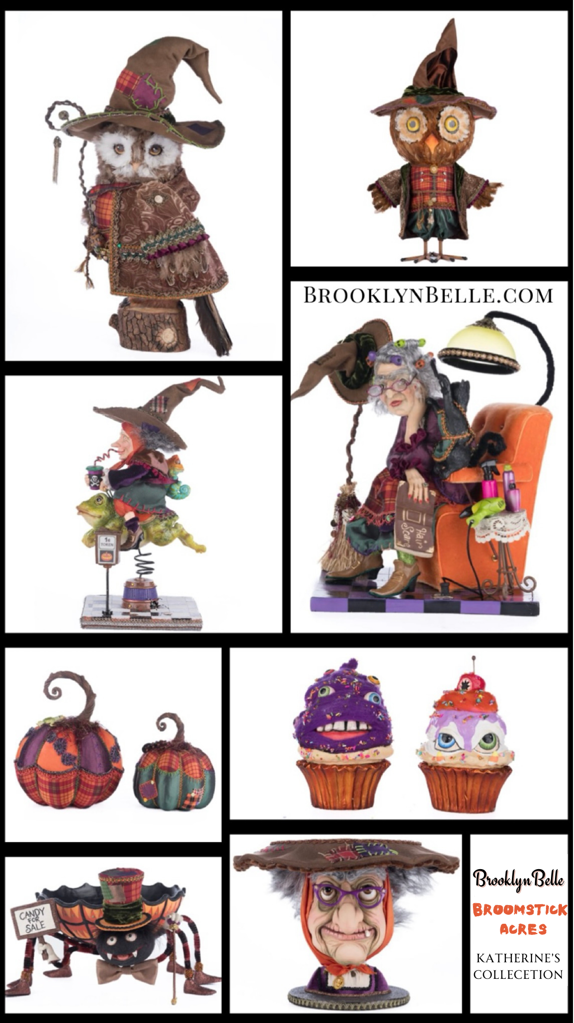 Katherine's Collection Witch Head Cake Plate   Katherine's Collection Halloween Witch Cake Stand