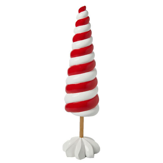 December Diamonds Christmas 17 inch Peppermint Candy Cane Swirl Tree