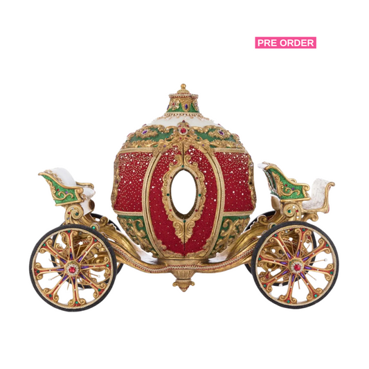 Katherine's Collection Christmas Ball Ornament Carriage   Katherine's Collection Royal Christmas Ball Carriage