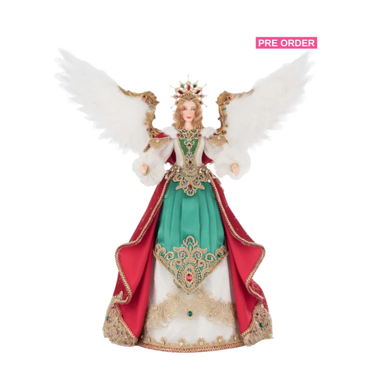 Katherine's Collection Christmas Ball Angelina Tree Topper   Katherine's Collection Angel Tree Topper