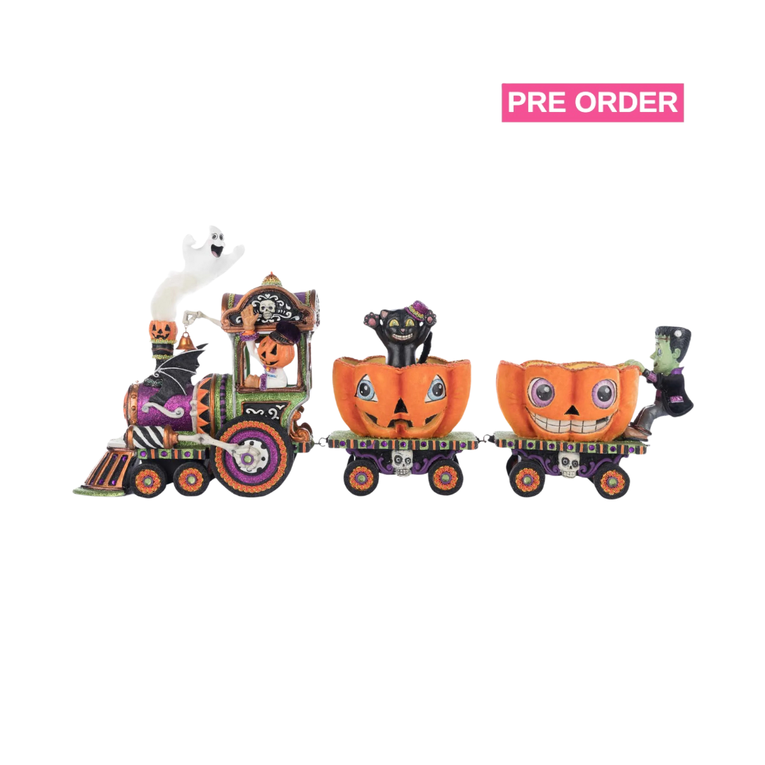 Katherine's Collection The Ghoulish Gatherings Express    Katherine's Collection Halloween Train Candy Bowls