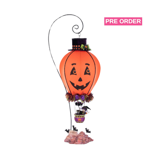 Katherine's Collection Ghoulish Hot Air Balloon    Katherine's Collection Halloween Decoration