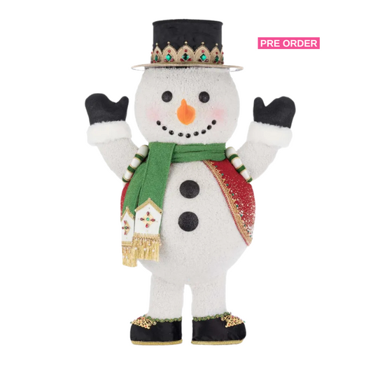 Katherine's Collection Royal Christmas Ball Snowman Candy Container   Katherine's Collection Snowman Decoration