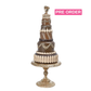 December Diamonds Chocolate Mocha Teired Cake  Le Chocolat Collection