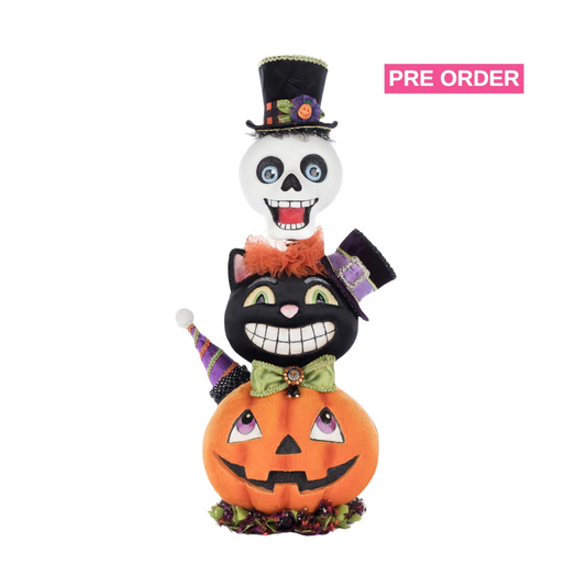 Katherine's Collection Ghoulish Gatherings Ghoul Stack   Katherine's Collection Halloween Decoration