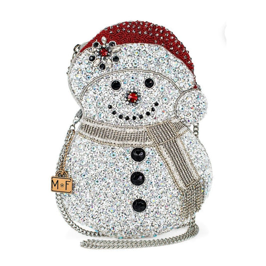 Mary Frances Ice Breaker Crossbody Handbag  Mary Frances Christmas Holiday Snowman Handbag