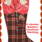 Plaid and Paisley Western Christmas Stocking
