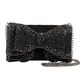 Mary Frances Beaded Bow Chic Crossbody Clutch Handbag    Mary Frances Black Bow Clutch Purse