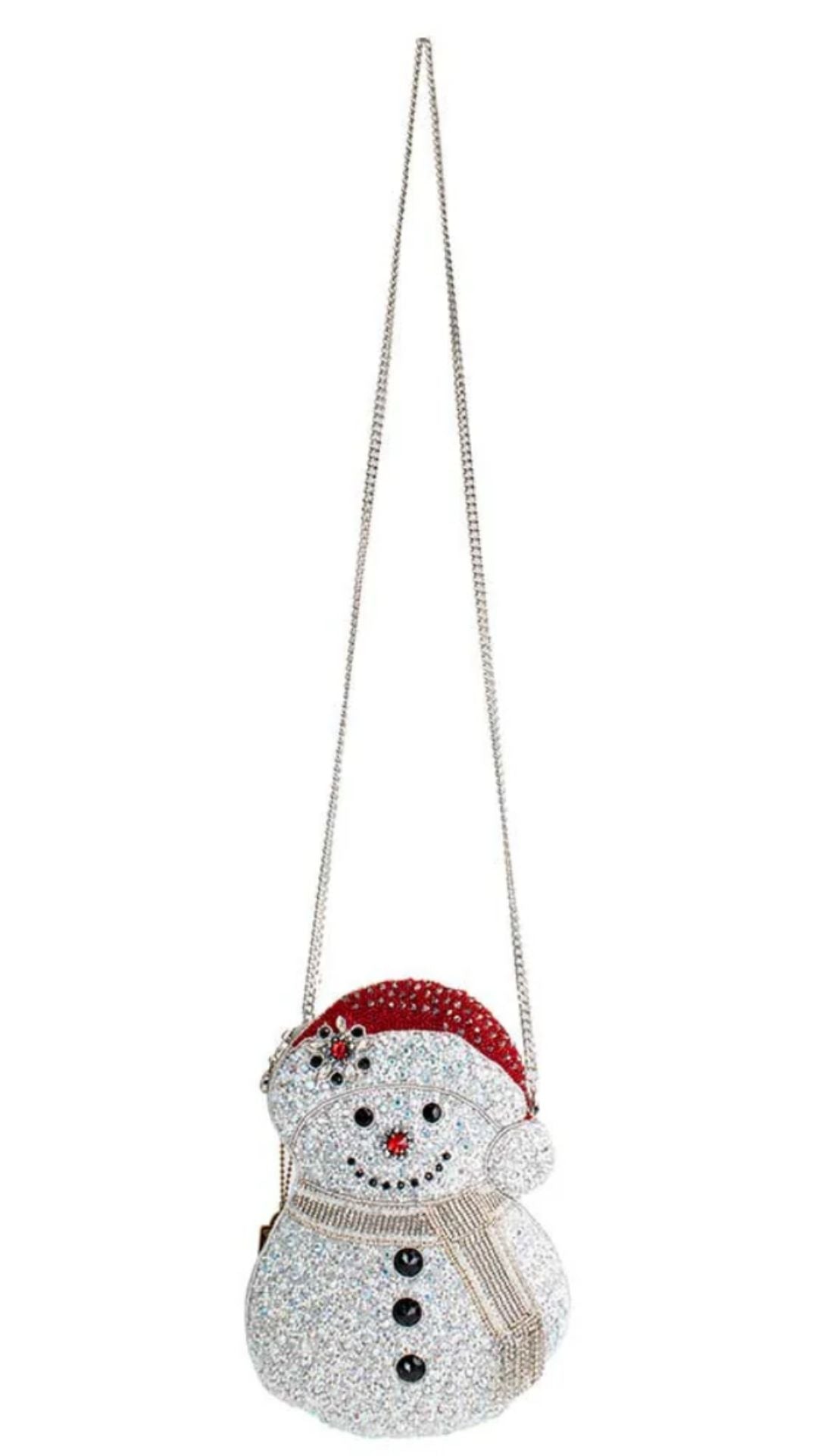 Mary Frances Ice Breaker Crossbody Handbag  Mary Frances Christmas Holiday Snowman Handbag