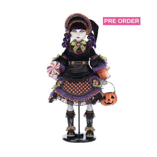 Katherine's Collection Poppy Broomson Doll    Katherine's Collection Halloween Doll Decoration