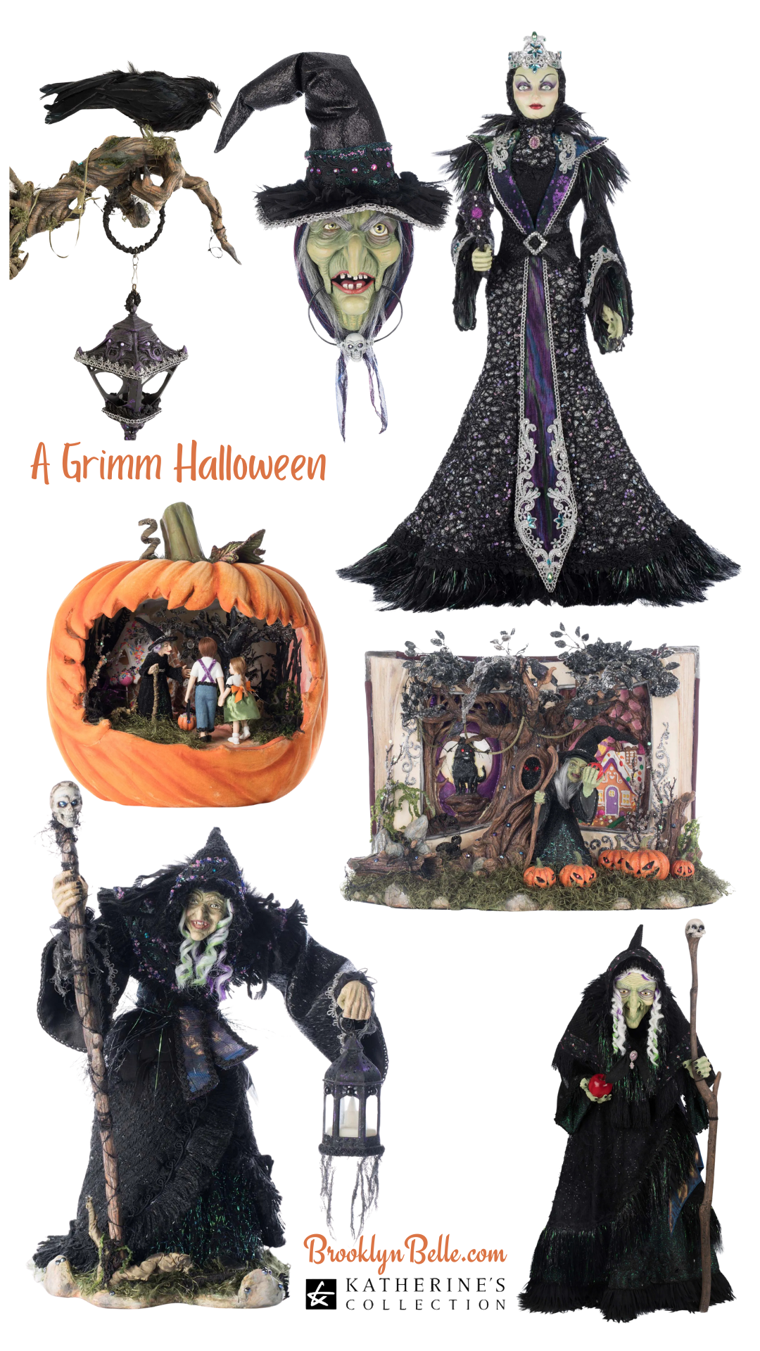 Katherine's Collection A Grimm Halloween Haunted Forest Wall Lantern   Katherine's Collection Halloween Wall Sconce