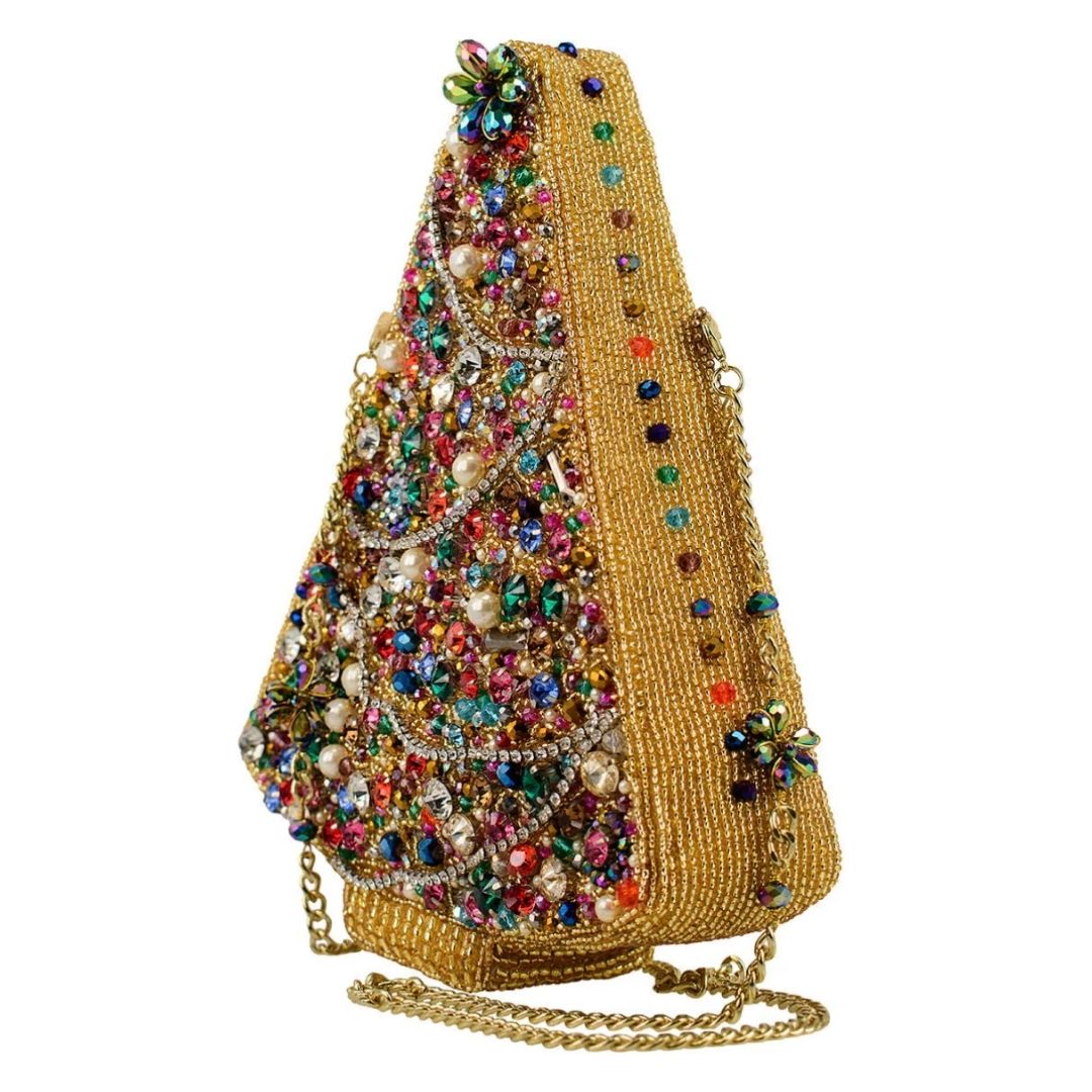 Mary Frances Glittering Joy Crossbody Handbag  Mary Frances Christmas Tree Handbag