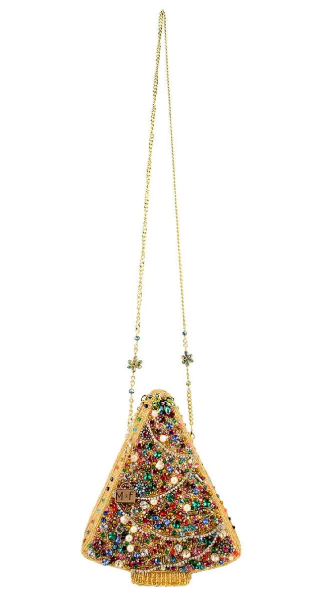 Mary Frances Glittering Joy Crossbody Handbag  Mary Frances Christmas Tree Handbag