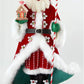 14 inch Katherine's Collection Gingerbread Forest Santa Christmas Decor