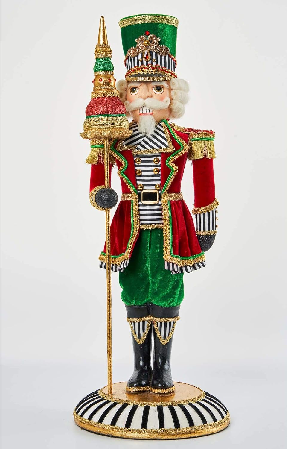 Katherine's Collection Merry and Bright Candle Stick Holders Set of 2   Christmas Candlestick Holders