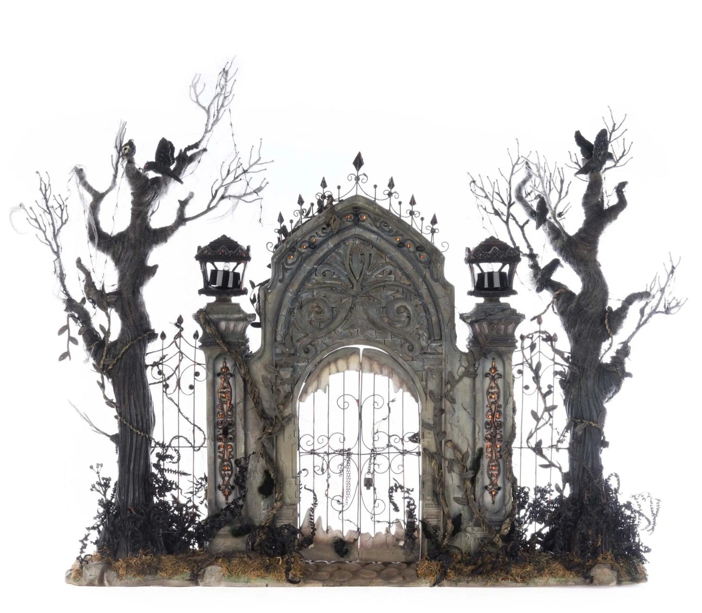 Katherine's Collection Macabre Mansion Gates   Katherine's Collection Halloween Decoration