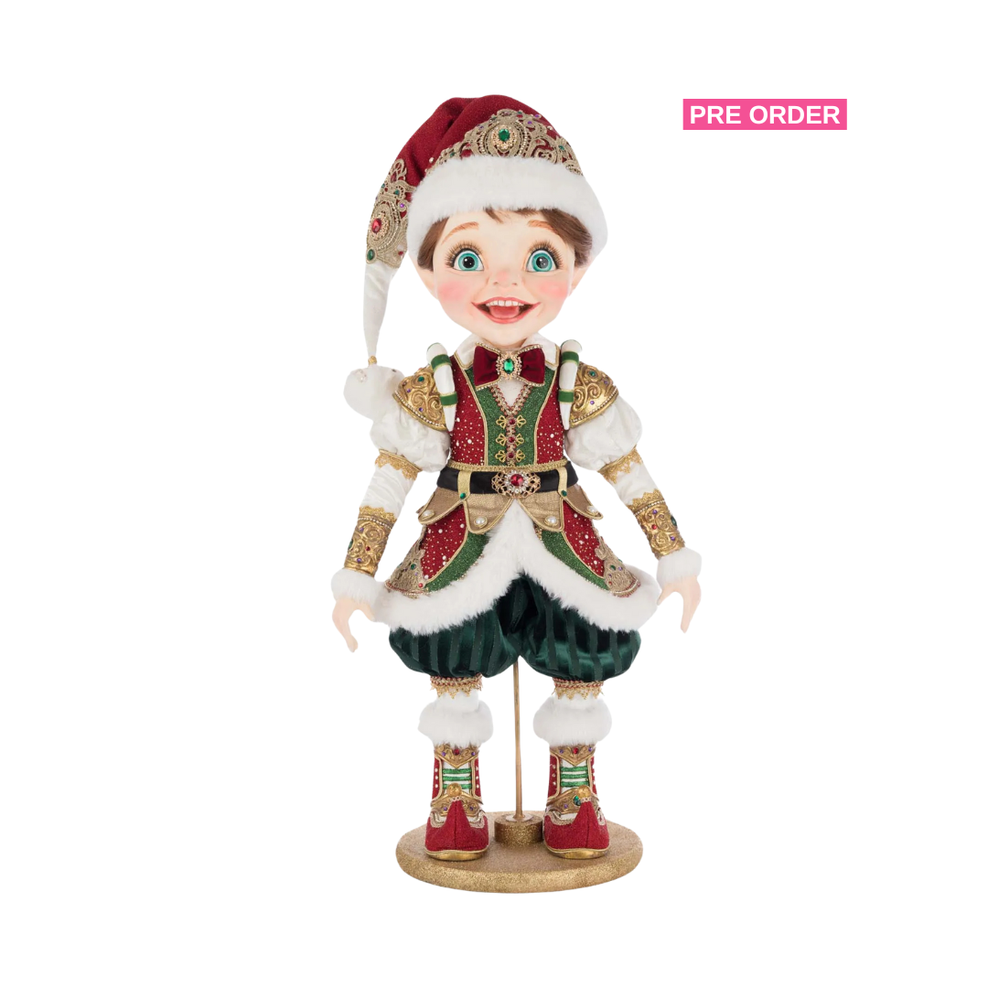 Katherine's Collection Christmas William Wintersnap Elf Doll   Katherine's Collection Royal Christmas Ball Elf