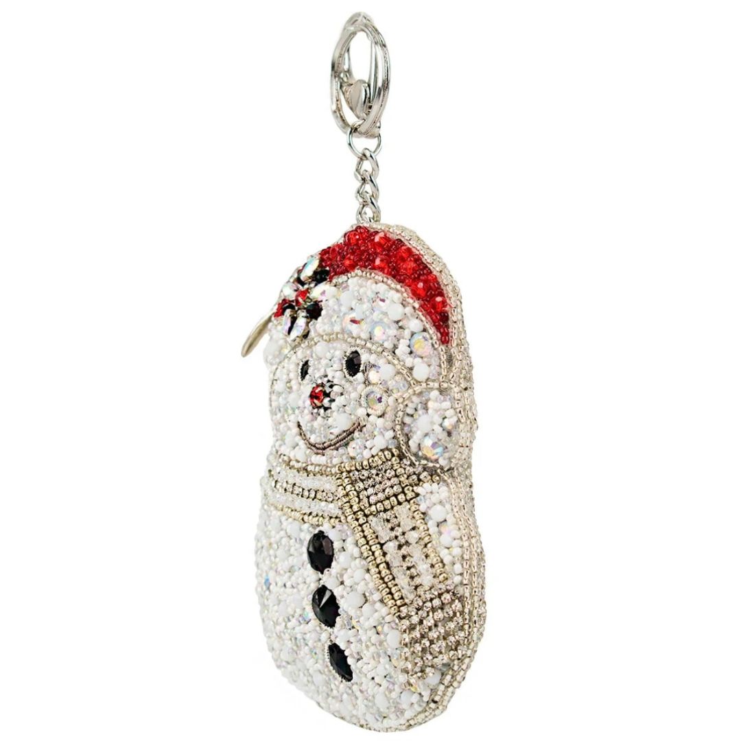 Mary Frances Ice Breaker Coin Purse  Mary Frances Christmas Holiday Snowman Coin Purse