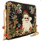 Mary Frances Christmas Holiday Magic Shoulder Bag  Mary Frances Santa Handbag
