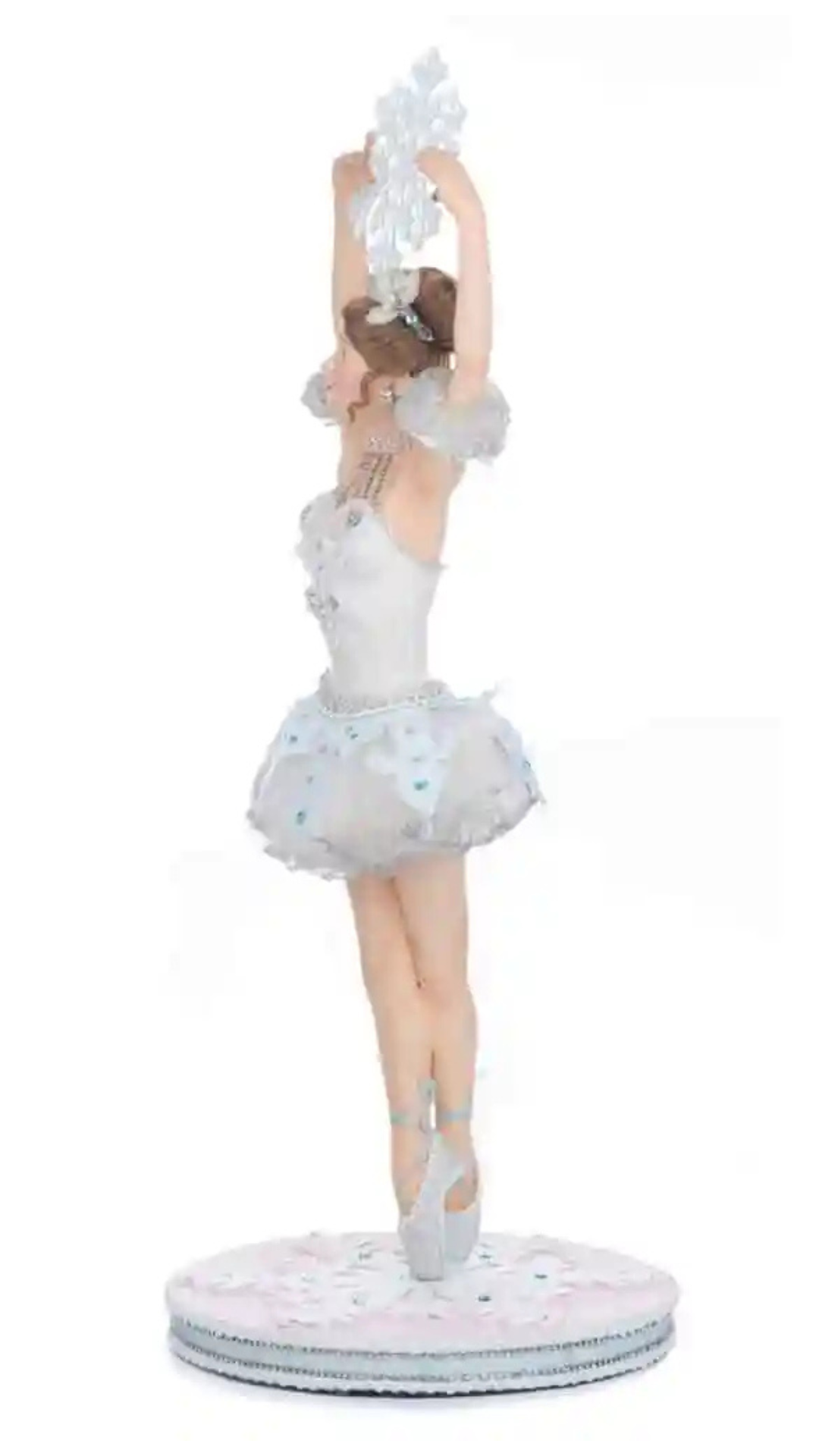 Katherine's Collection Frost and Tenderness Ballerina Figure  Christmas Ballerina Decor