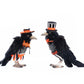 Katherine's Collection Edgar Allen and Poe the Crows Assortment of 2   Katherine's Collection Halloween Crow Decoration