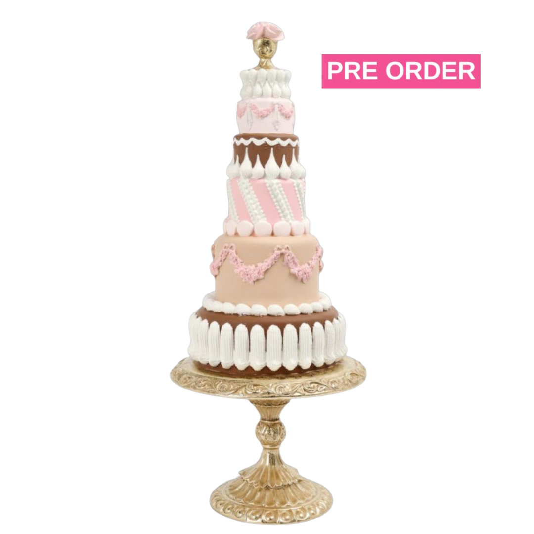 December Diamonds Pink Chocolate Teired Cake  Sweet Le Patisserie Collection