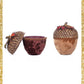 Katherine's Collection Acorn Containers Assortment of 2